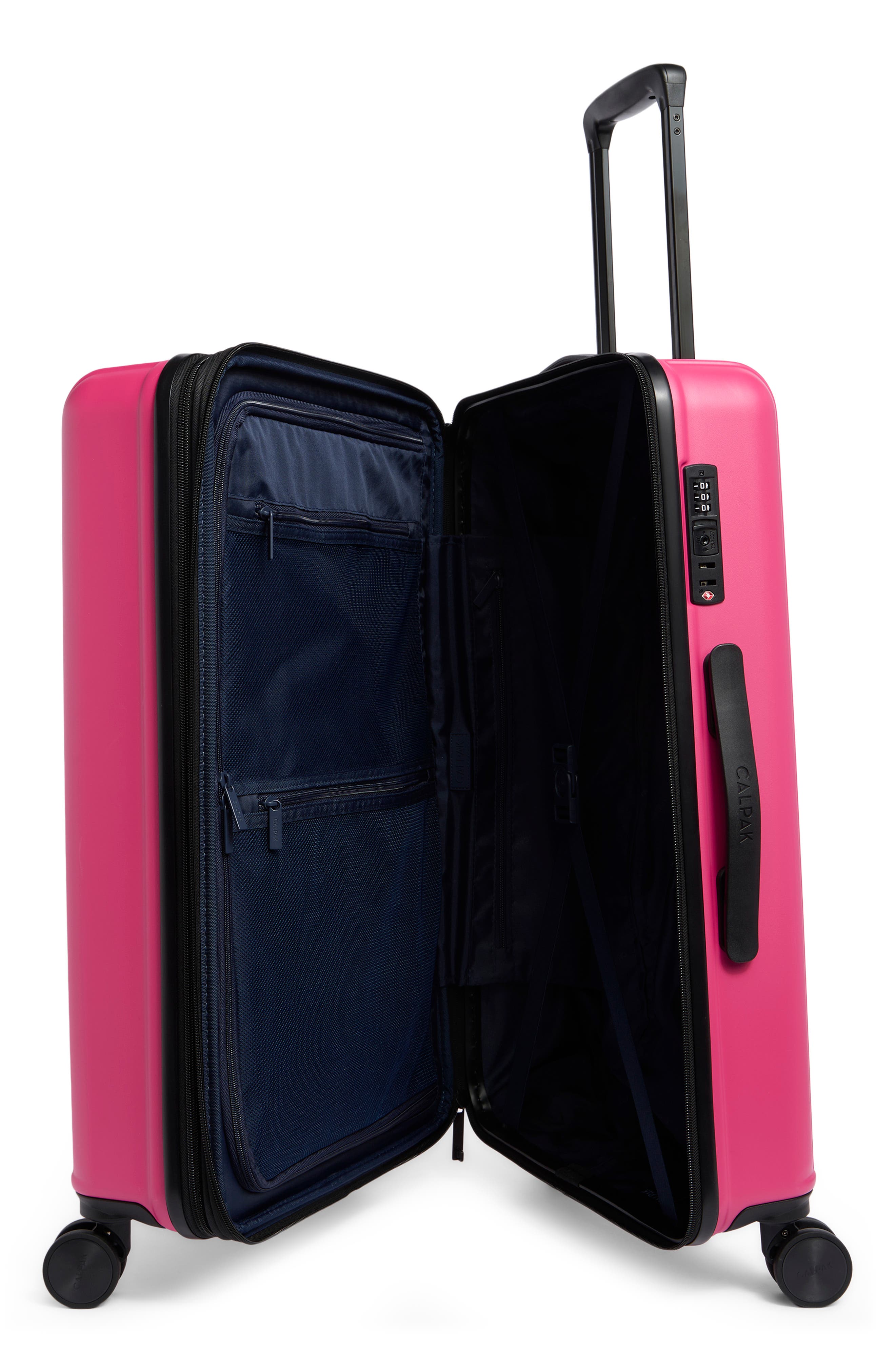 CALPAK Lou Medium Luggage, Alternate, color, Dragonfruit
