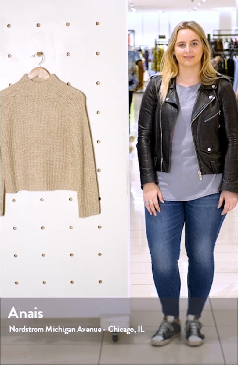 Marled Shaker Stitch Raglan Sleeve Sweater, sales video thumbnail