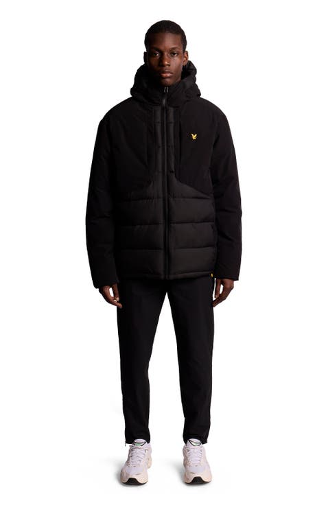 Wadded Hybrid Hooded Jacket