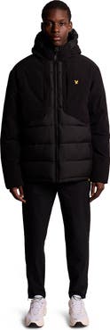 Lyle & Scott Wadded Hybrid Hooded Jacket