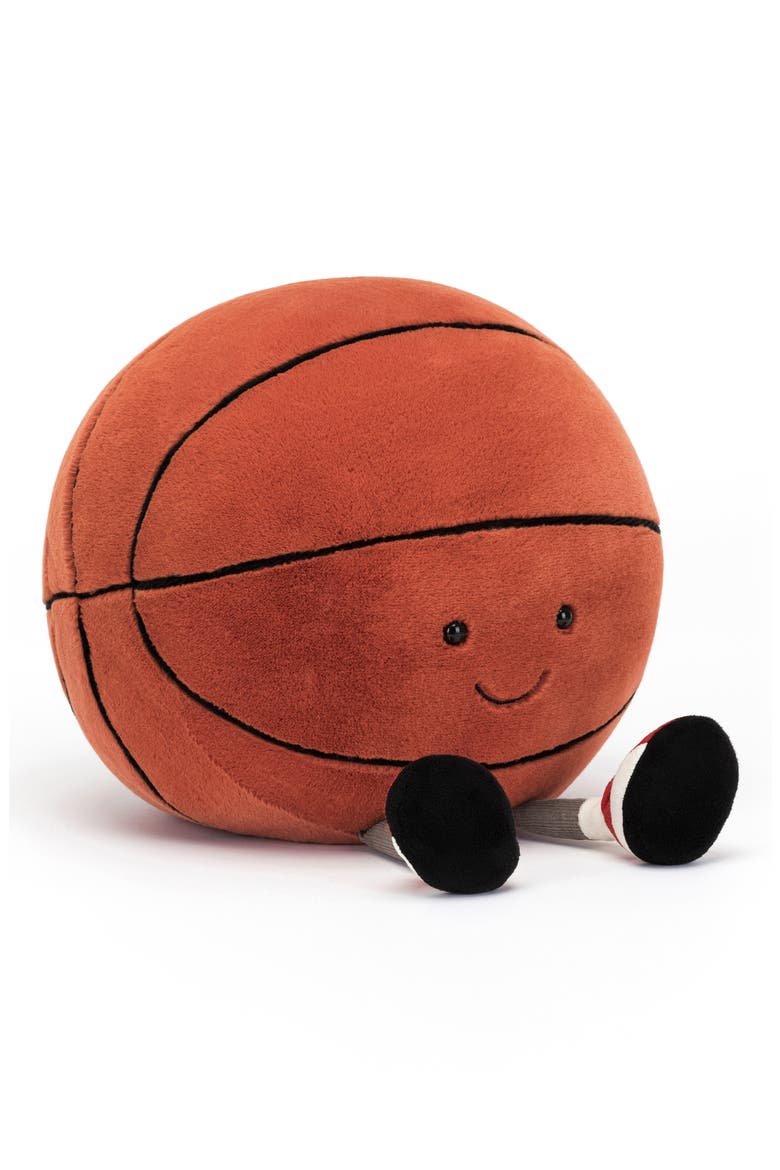 Amuseables Sports Basketball Plushie, Main, color, ORANGE