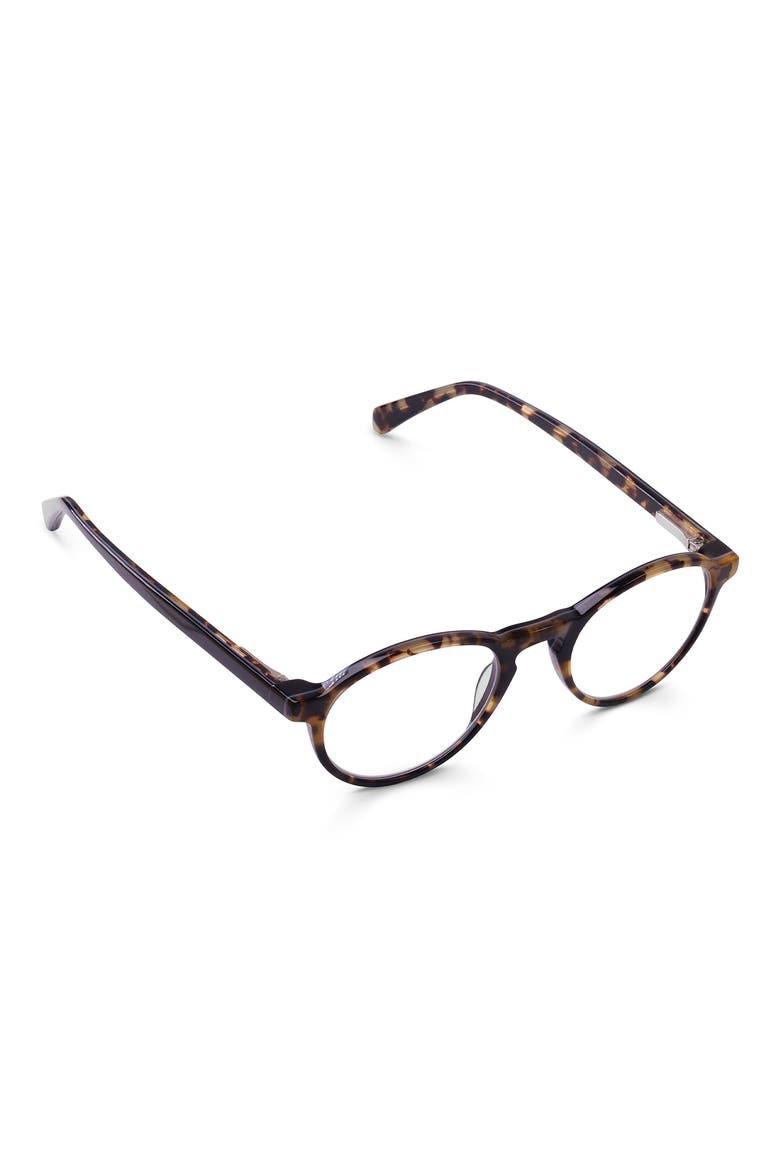 Board Stiff 49mm Round Reading Glasses, Alternate, color, TORTOISE / BLACK TORTOISE
