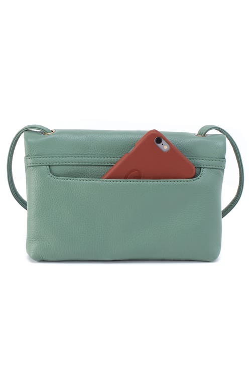 Hobo Small Grant Leather Crossbody Bag In Green