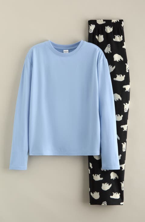 Kids' Cozy Microfleece Pajamas