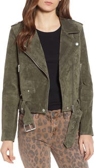 BLANKNYC Suede Moto Jacket