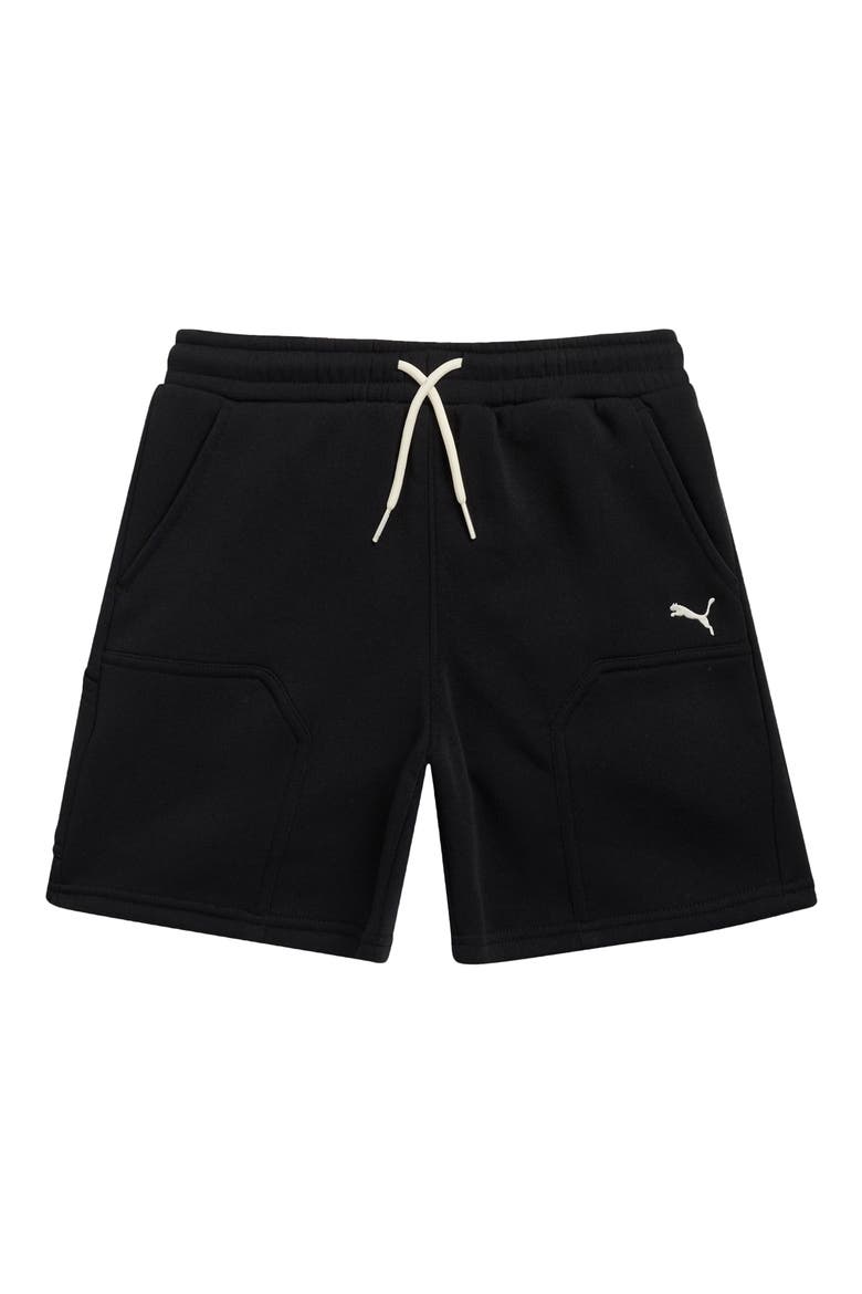 Kids' Knit Shorts, Main, color, BLACK