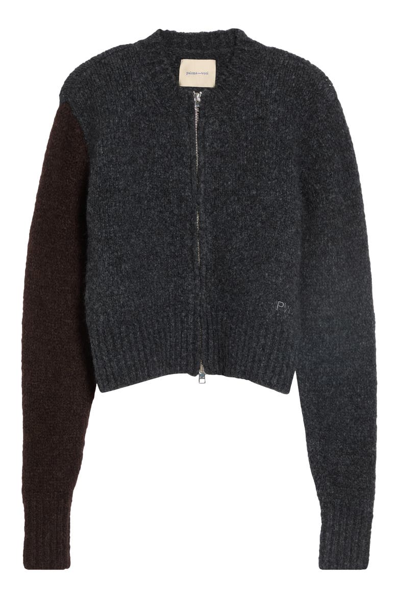 Jane Zip Cardigan, Main, color, DARK GREY