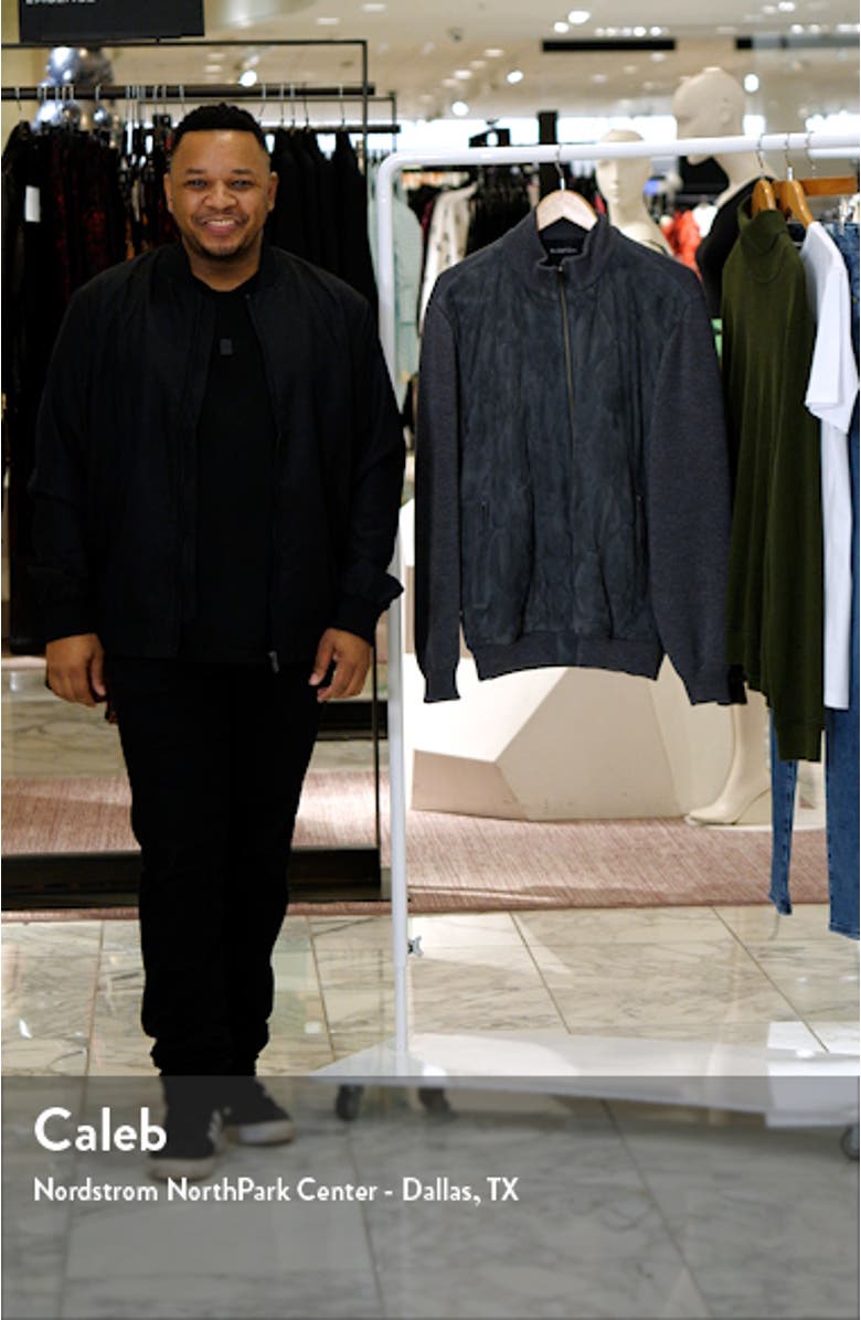 Suede Front Wool Sweater Jacket, sales video thumbnail