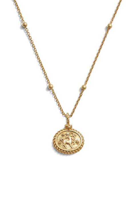 Zodiac Pendant Necklace