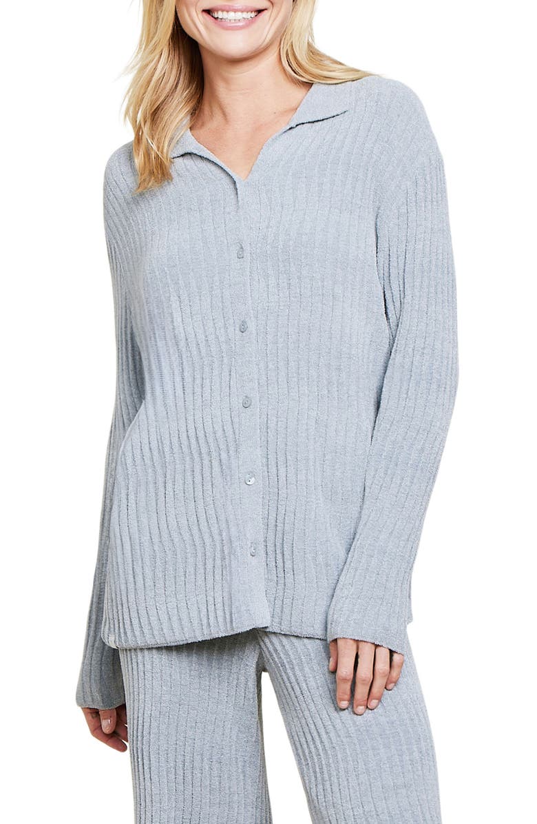 CozyChic<sup>®</sup> Ultra Lite<sup>®</sup> Wave Rib Button-Up Shirt