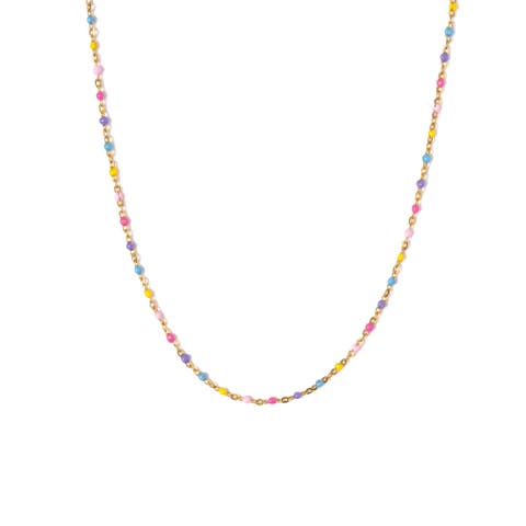 Enamel Bead Necklace