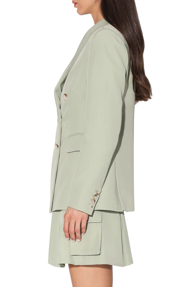Tilda Double Breasted Blazer Jacket, Alternate, color, JADE