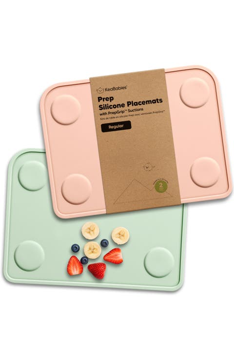2-Pack Prep Silicone Placemats