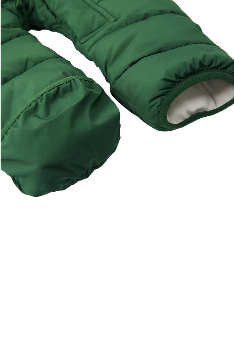 Primary Baby Parka Puffer Suit, Alternate, color, Evergreen