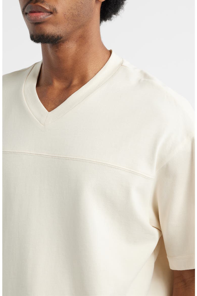 Seamed Heavyweight T-Shirt, Alternate, color, IVORY CREAM