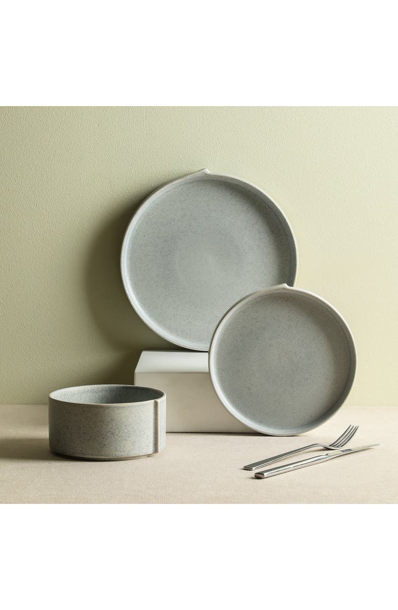Stone Lain Bao Stoneware 24-Piece Dinnerware Set, Main, color, Blue-Grey