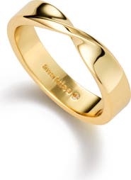 Ana Luisa Eliora Twisted Band Ring