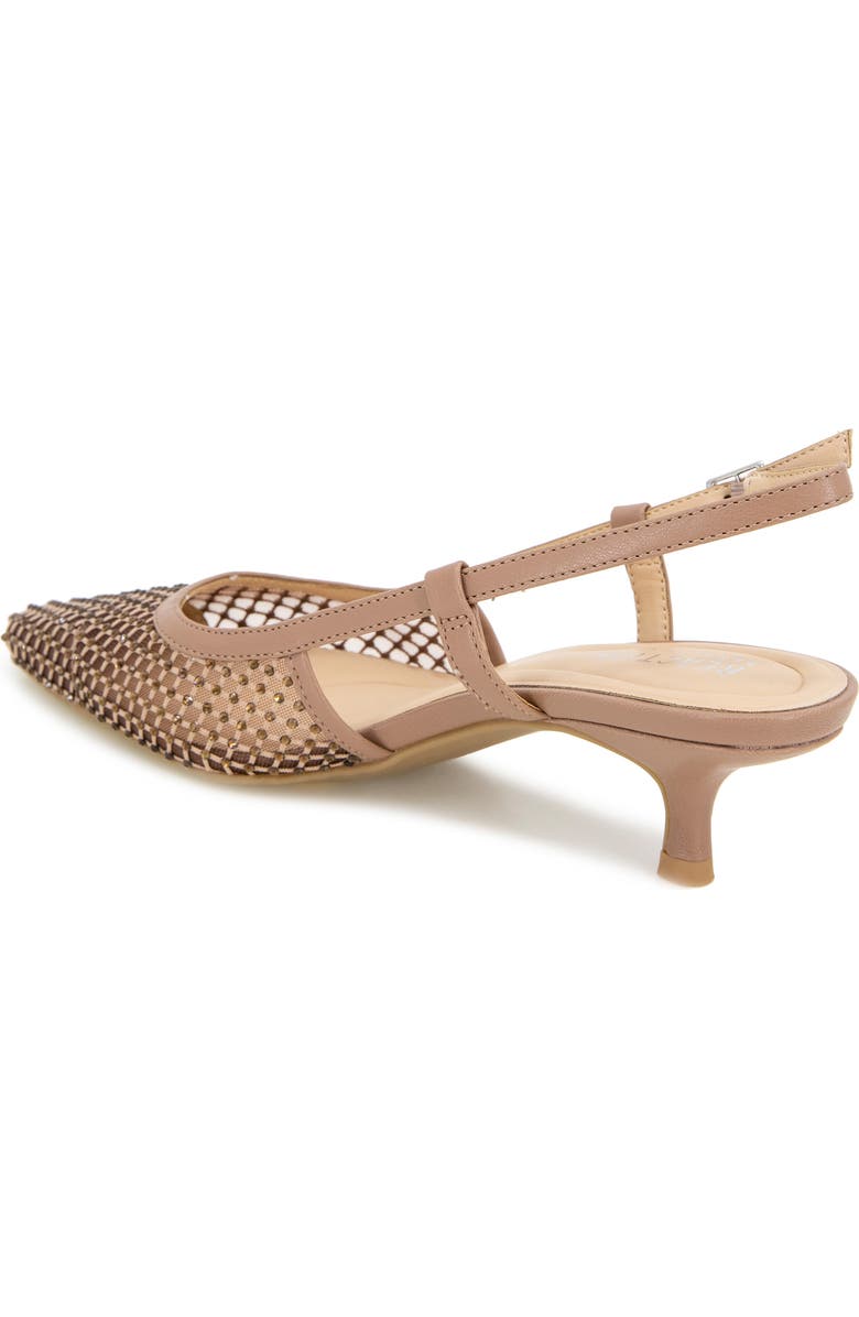 Reaction Kenneth Cole Maggie Mesh Slingback Pump, Alternate, color, Tan Crystal Mesh