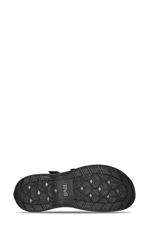 Teva Tirra Womens Contrast Trim Textured Sport Sandals In Black
