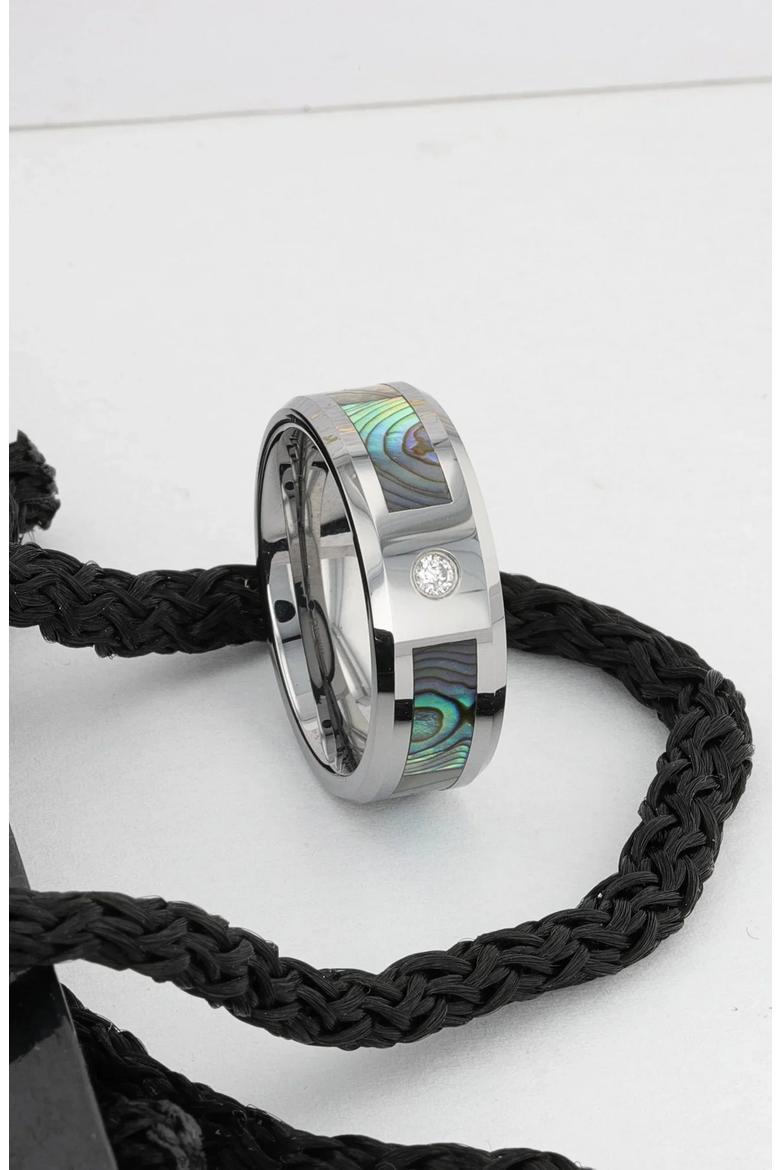Honolulu Mother of Pearl White Diamond Ring, Alternate, color, Mother Of Pearl
