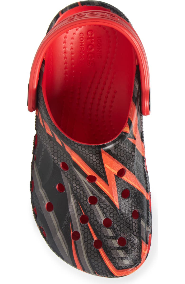 CROCS Kids' Baya Print Clog, Alternate, color, Flame