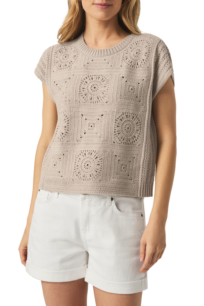 Anderson Open Stitch Sweater, Main, color, FAWN