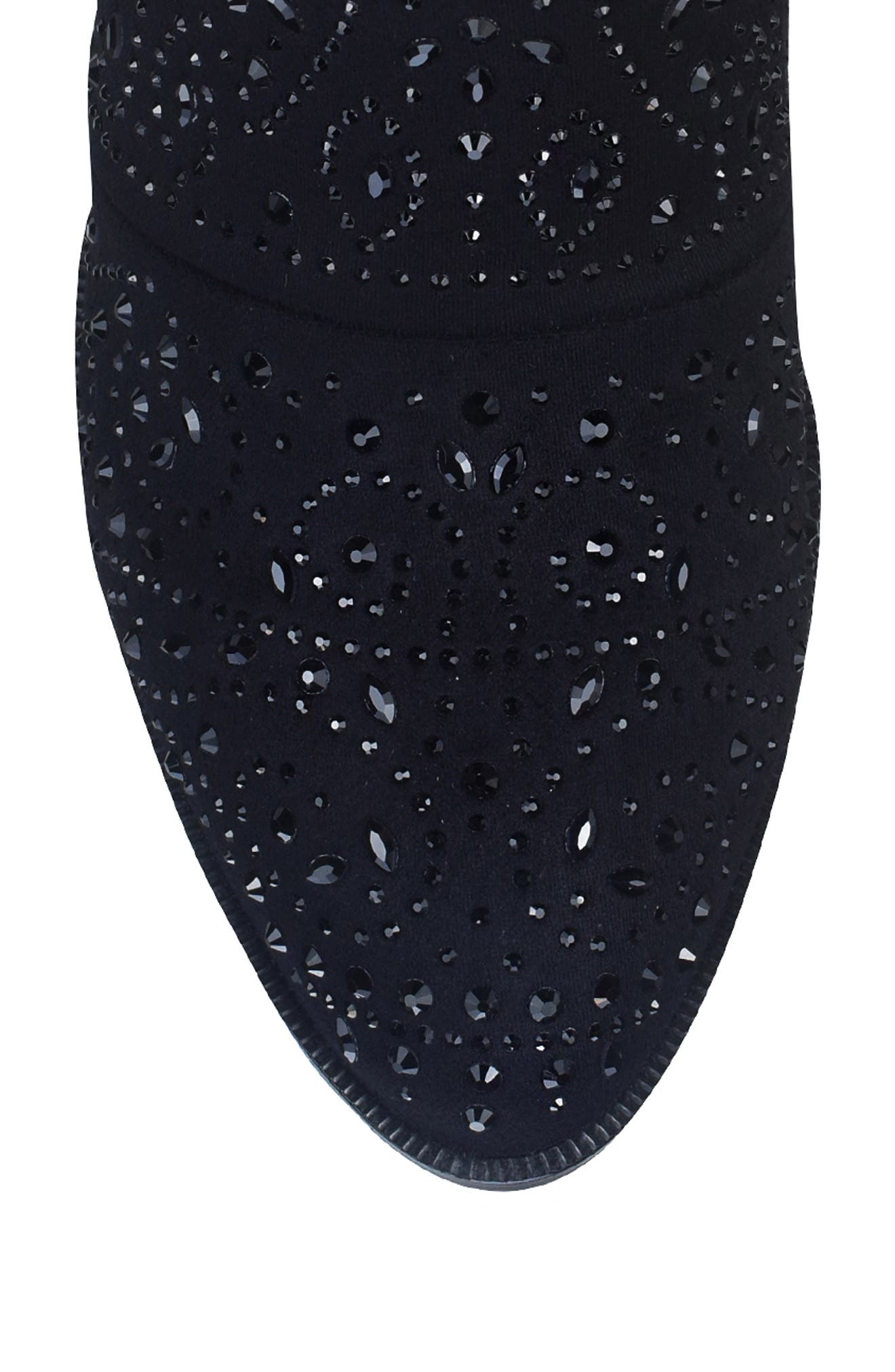 Impo Jackie Rhinestone Block Heel Bootie, Alternate, color, 