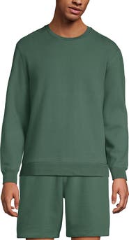 Lands' End Long Sleeve Serious Sweats Crewneck Sweatshirt