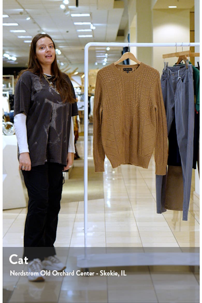 Camel Hair Crewneck Sweater video