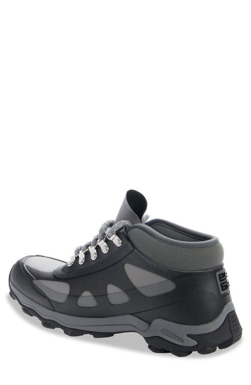 Givenchy Bogs Lace-up Low Sneakers In Black/grey