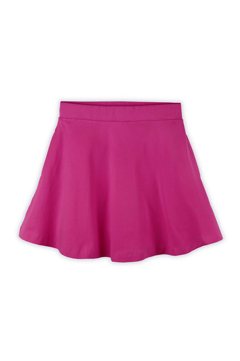 Organic Cotton Girls Pocket Skorts, Main, color, Raspberry