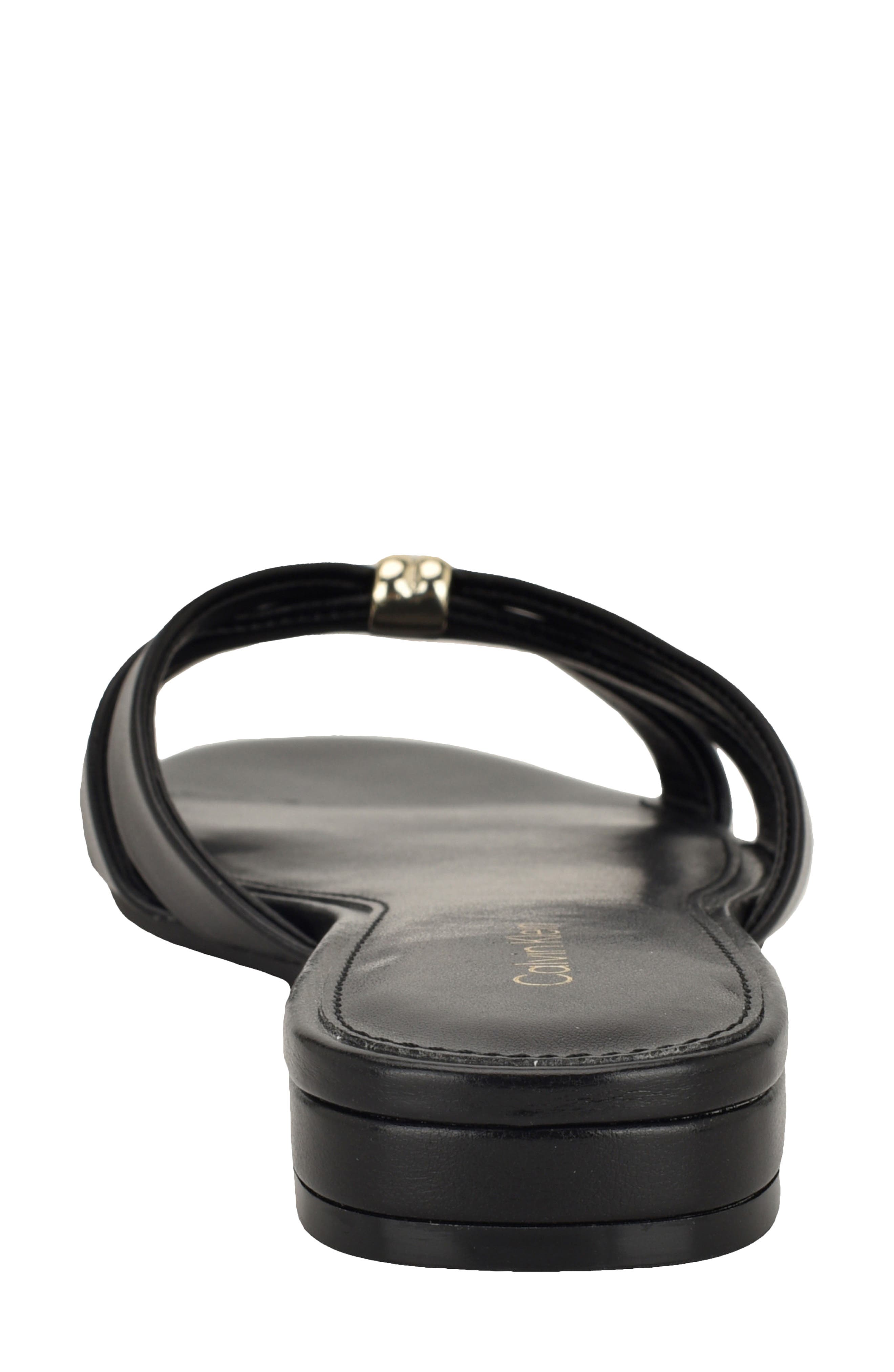 Calvin Klein Petula Slide Sandal, Alternate, color, Black