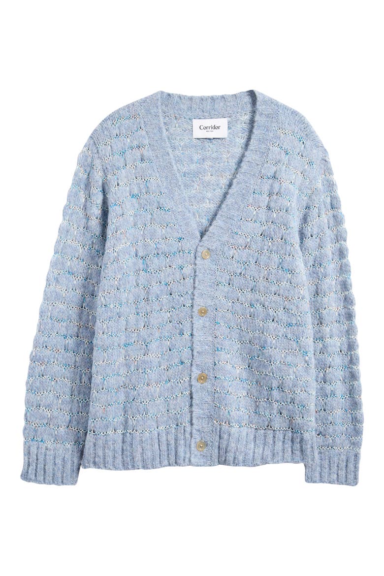 Raga Embroidered Cardigan, Alternate, color, BLUE
