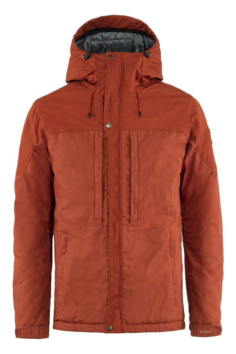 Skogsö Water Resistant Insulated Jacket, Main, color, AUTUMN LEAF
