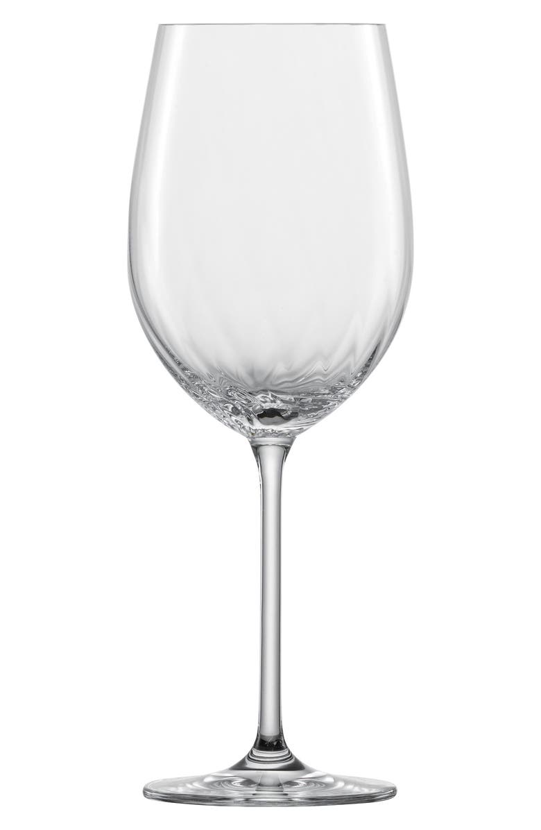 Schott Zwiesel Prizma Set of 6 Bordeaux Wine Glasses, Main, color, Clear
