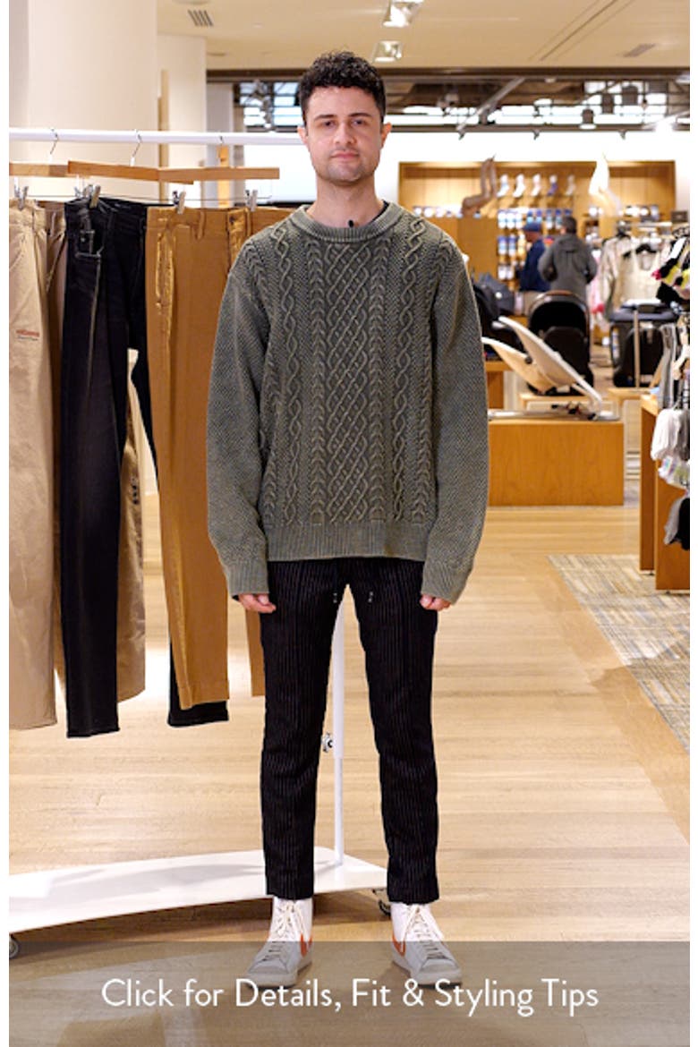 Big Sur Mixed Stitch Sweater video
