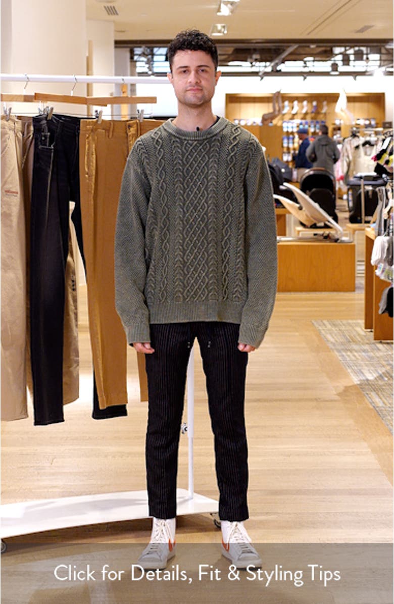 Big Sur Mixed Stitch Sweater, sales video thumbnail