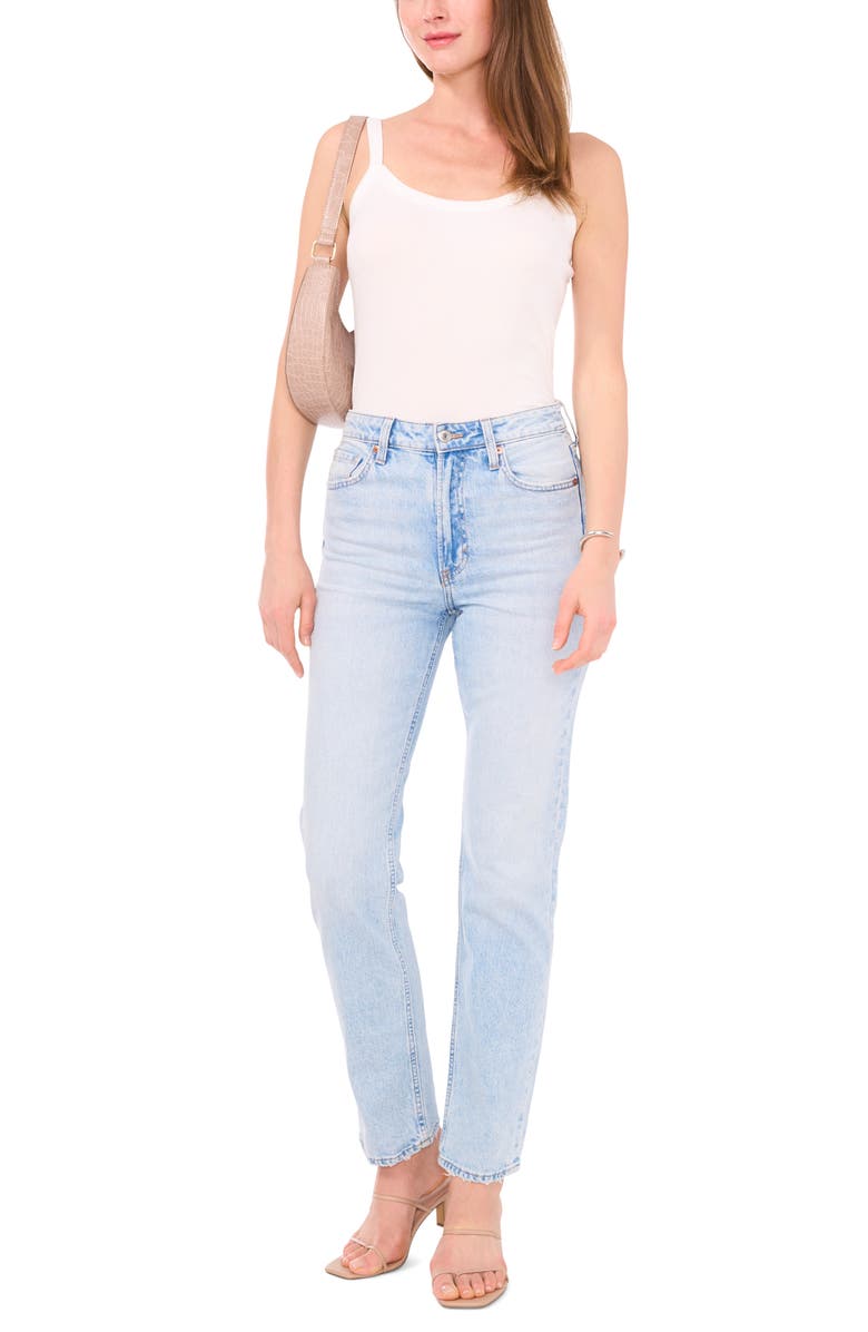 1.STATE Rib Jersey Scoop Neck Tank, Alternate, color, New Ivory