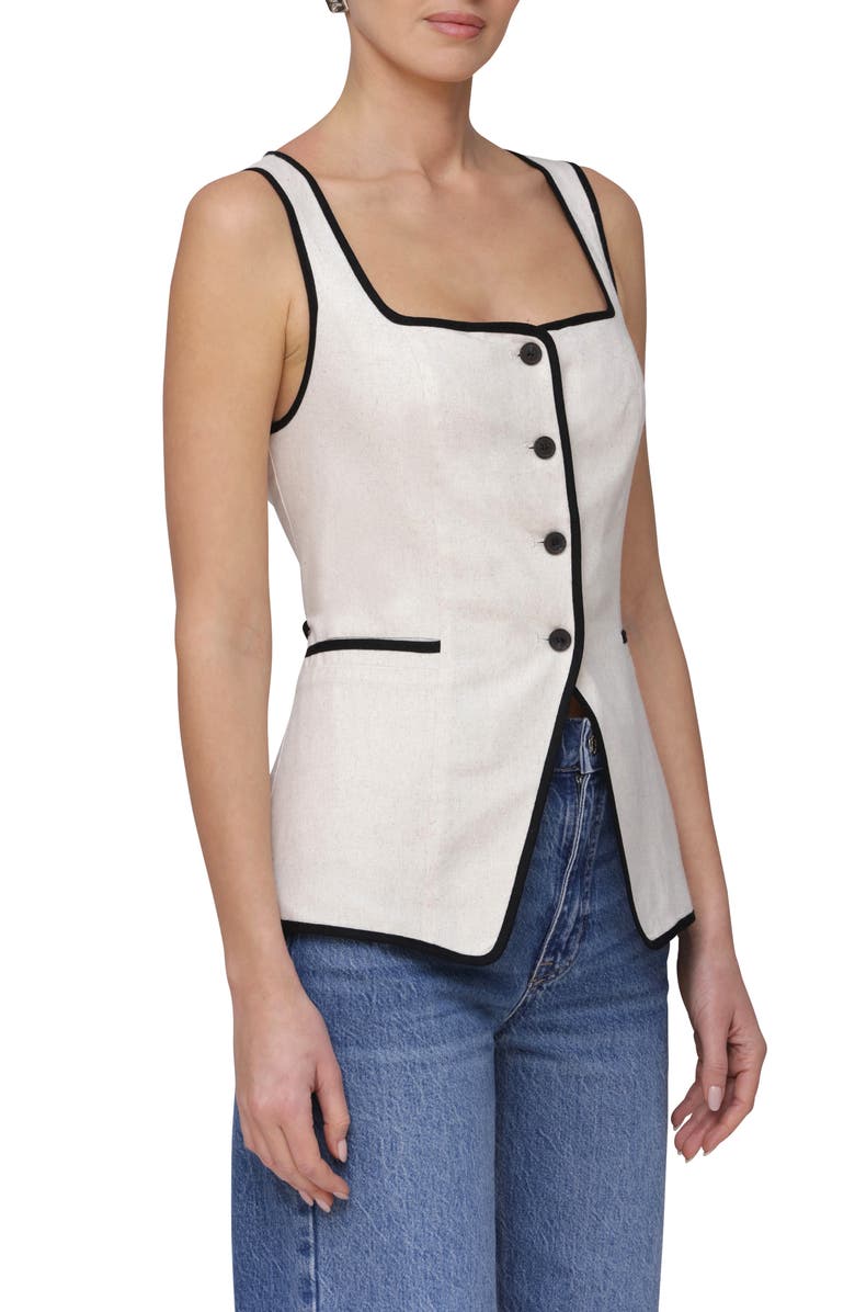 Bagatelle Square Neck Vest, Alternate, color,