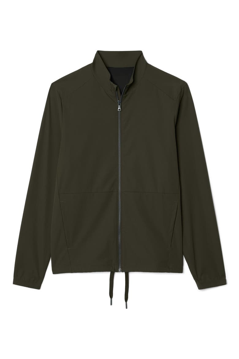 Coaches Jacket, Alternate, color, DARK MOSS