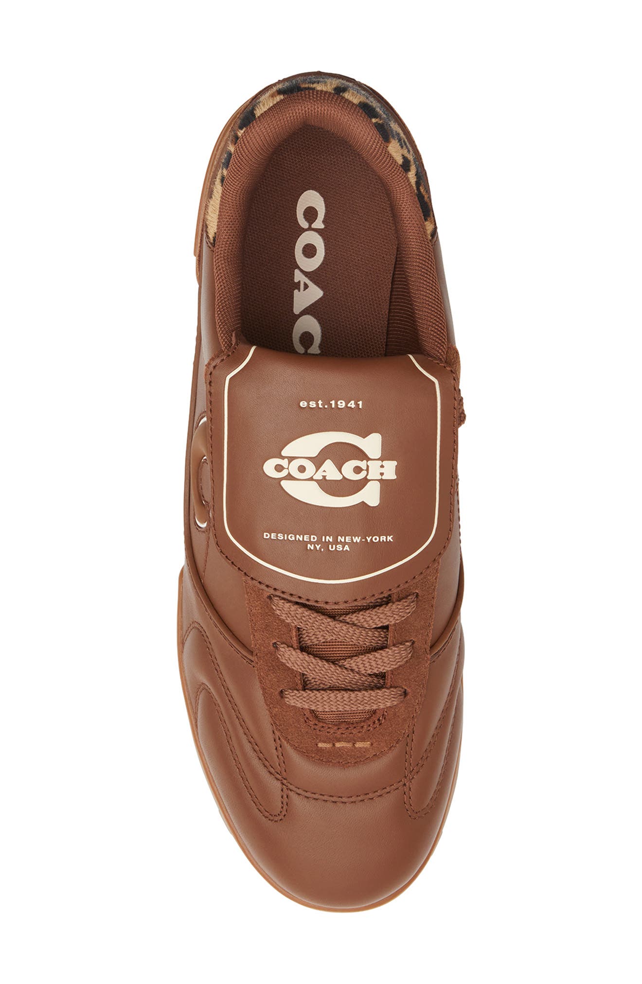 COACH Match Sneaker, Alternate, color, Sable Multi