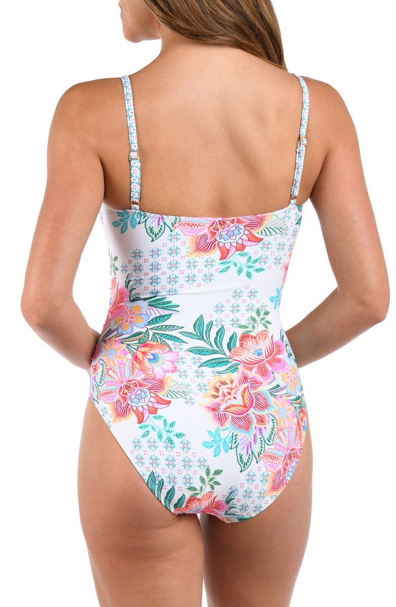 La Blanca Riviera One-Piece Swimsuit, Alternate, color, White