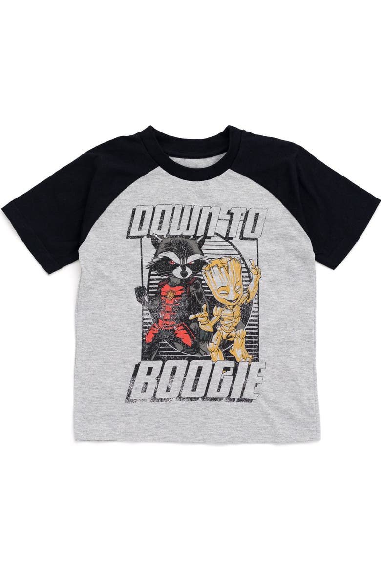 Guardians of the Galaxy 2-Piece T-Shirt Set, Alternate, color, Groot Rocket Green