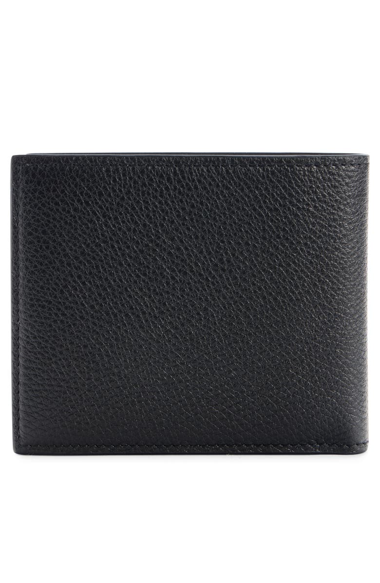 Givenchy Calfskin Leather Bifold Wallet, Alternate, color, Black
