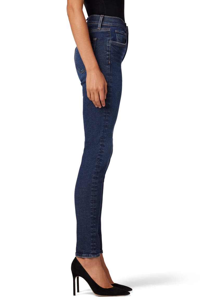 SnapBack Charlie High Waist Ankle Skinny Jeans, Alternate, color, OCEANA