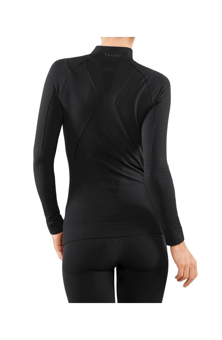 Falke Maximum Warm Turtleneck Base Layer Top, Alternate, color, Black