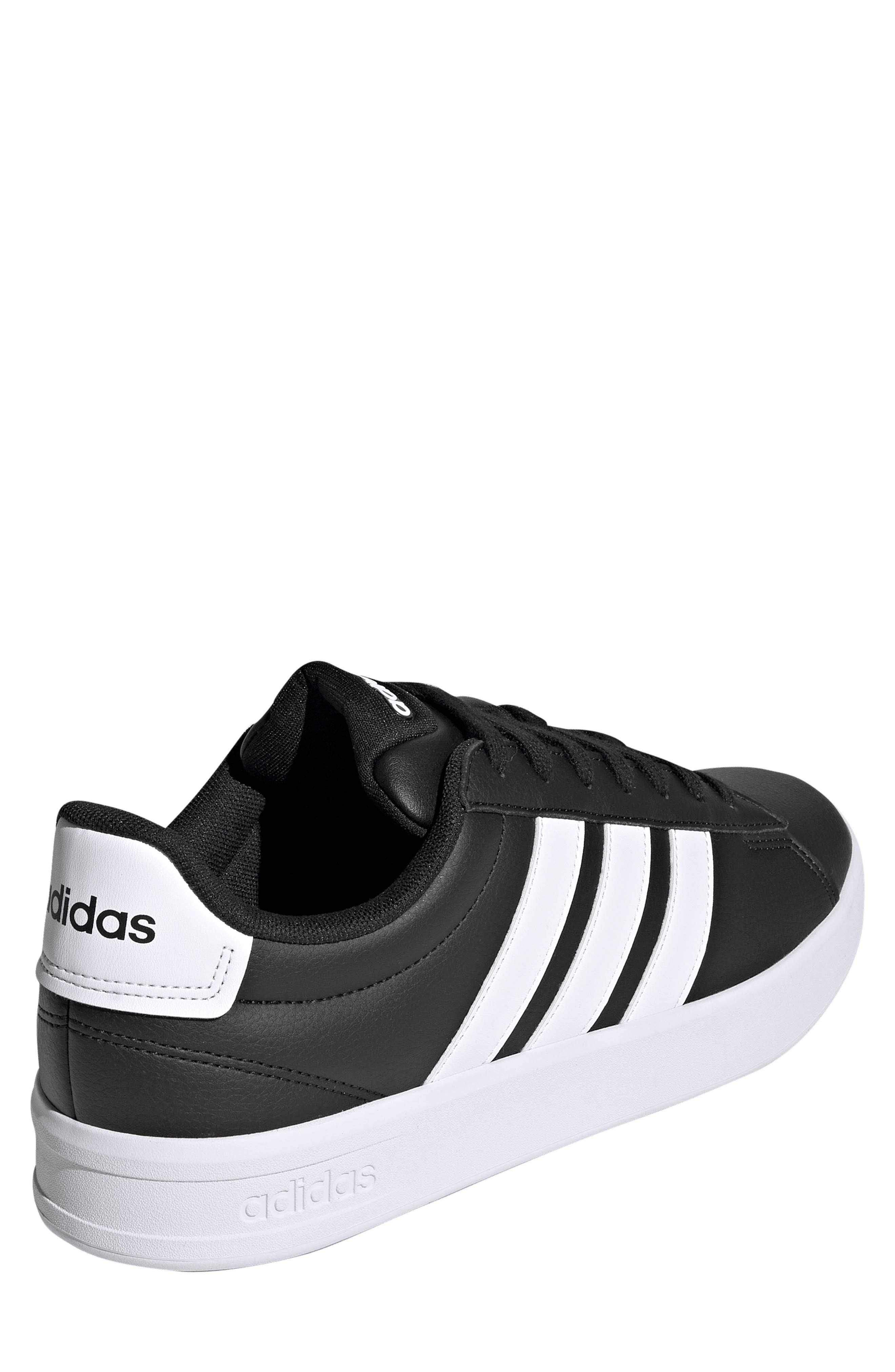 adidas Grand Court 3.0 Sneaker, Alternate, color, Core Black/ White/ White