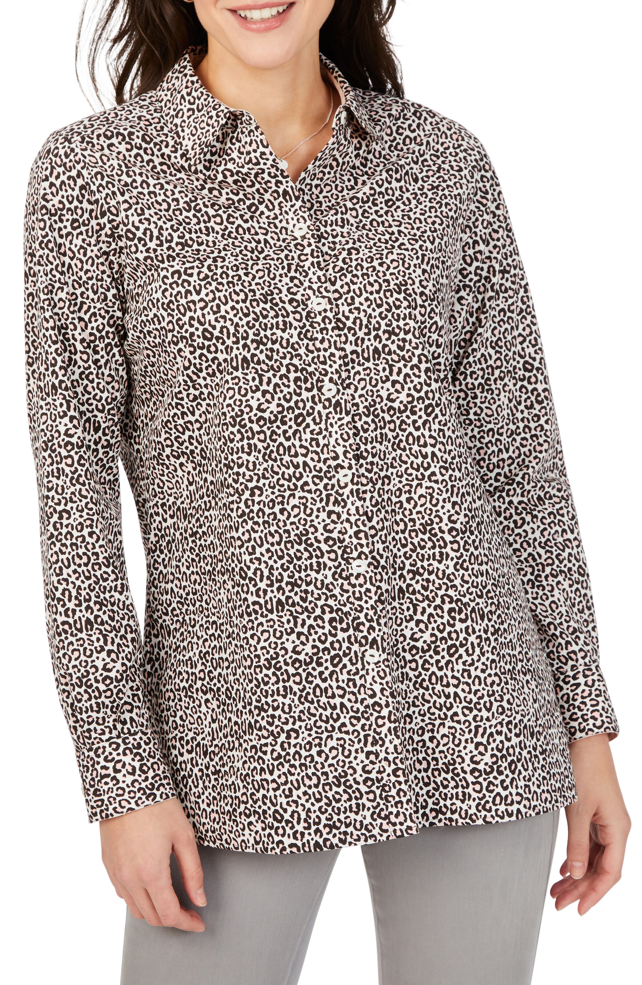 Journey Leopard Luxe Button-Up Shirt