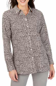 Journey Leopard Luxe Button-Up Shirt