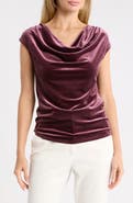 NORDSTROM RACK Velvet Cowl Neck Top